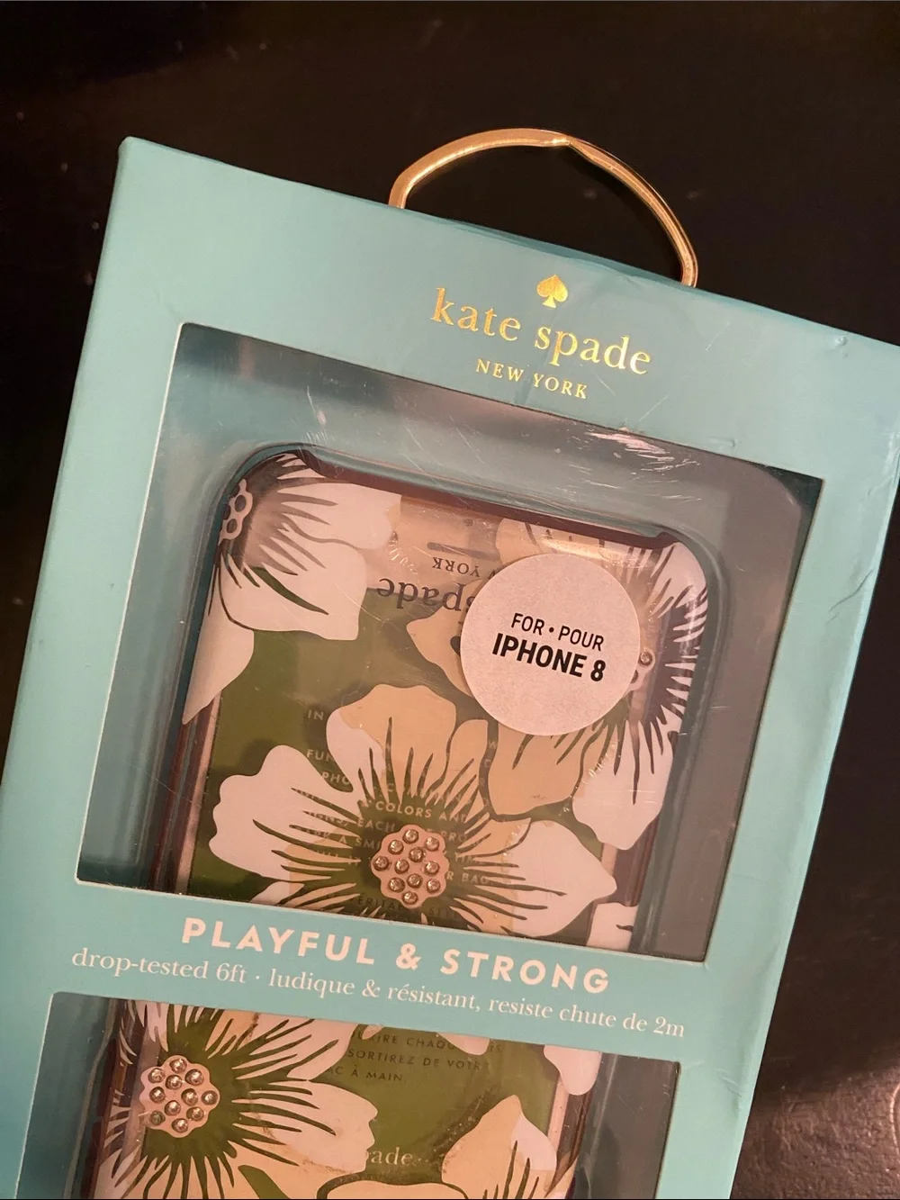 Kate Spade iPhone 7, 8 cover